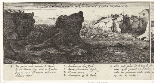The Breaching of the Saint Anthony's Dike at Houtewael, 1651
