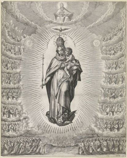 Glorification of the Virgin Mary with the Christ Child