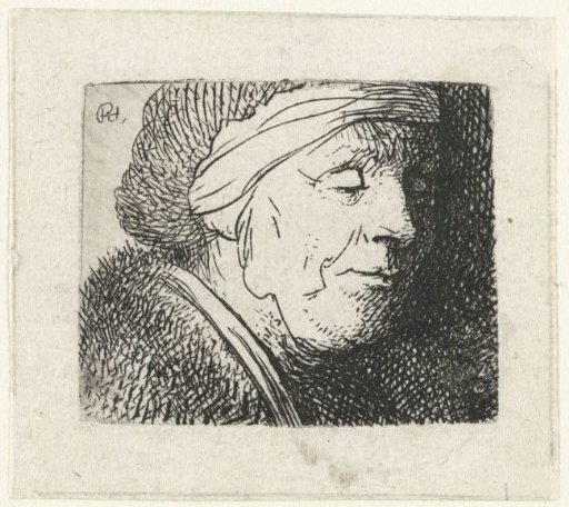 Head of an old woman
