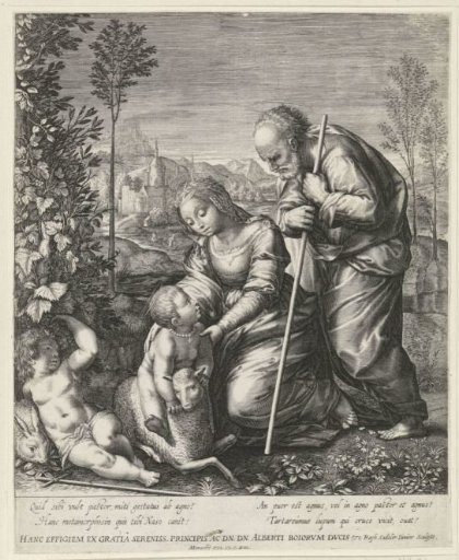 Holy Family and John the Baptist as a Child in a Landscape