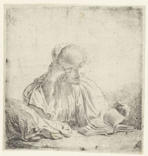 Young woman reading