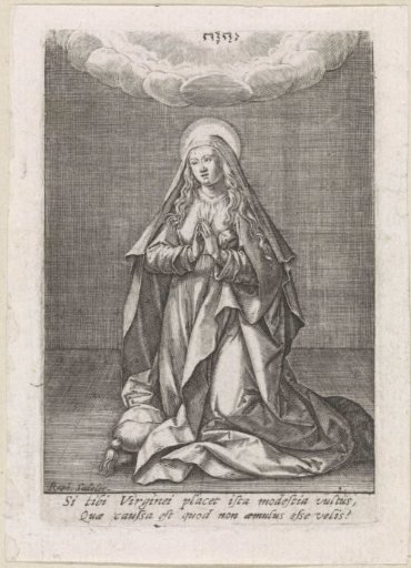 Mary in prayer