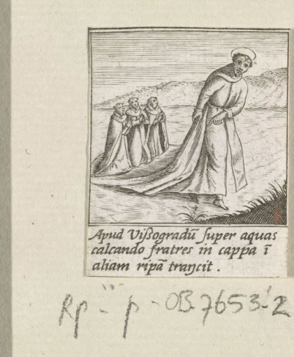 Saint Hyacinth of Poland walks on the water