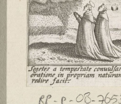 Saint Hyacinth of Poland ends a storm