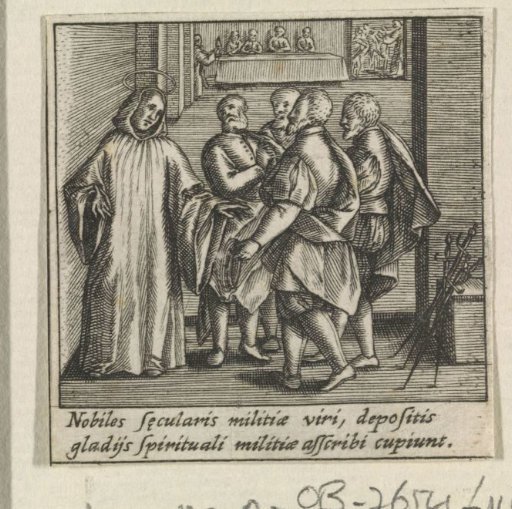 Saint Bernard of Clairvaux Founding a Military Order