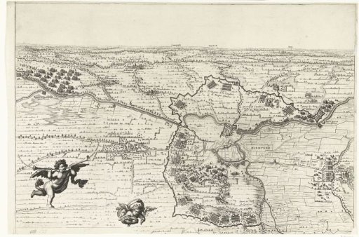 Map of the Siege of Diksmuide (Top Sheet), 1647