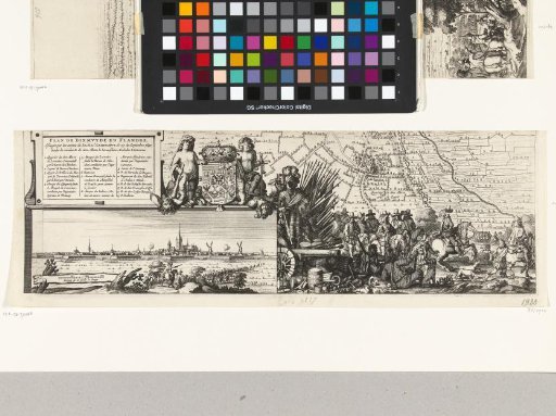 Map of the Siege of Diksmuide (Bottom Sheet), 1647