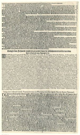 Treaty of the Peace of Münster (Fifth Sheet), 1648
