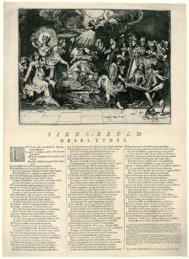 Allegory on the political situation in the year 1672