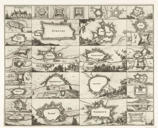 Fortresses and fortified places conquered by the French in 1672