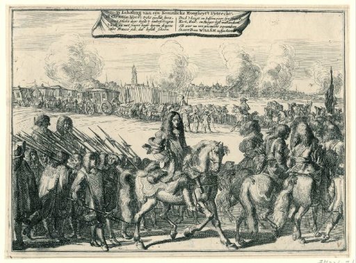 Arrival of Prince William III in Utrecht in April 1674