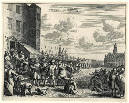 Tumult in Middelburg, 1672