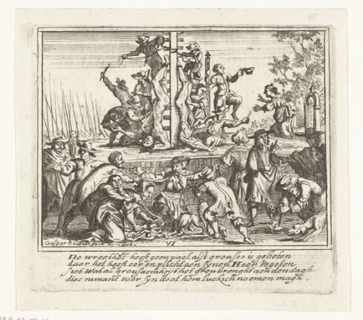 The mutilated bodies of the De Witt brothers, 1672