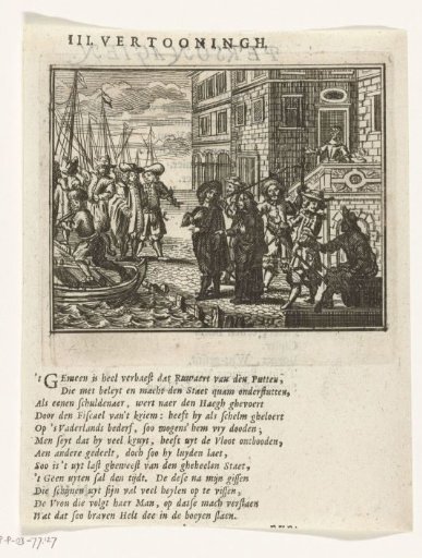 Cornelis de Witt is taken prisoner, 1672