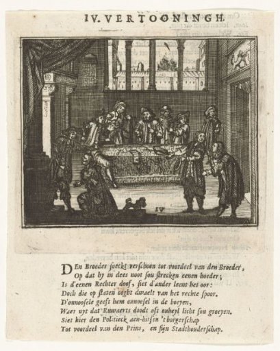 Johan de Witt pleads for his brother, 1672