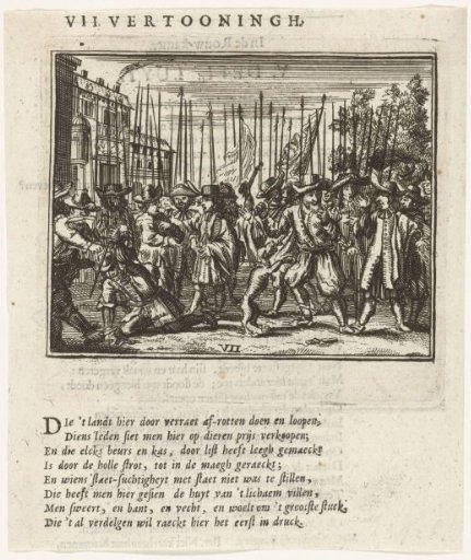 Parts of the bodies are sold, 1672