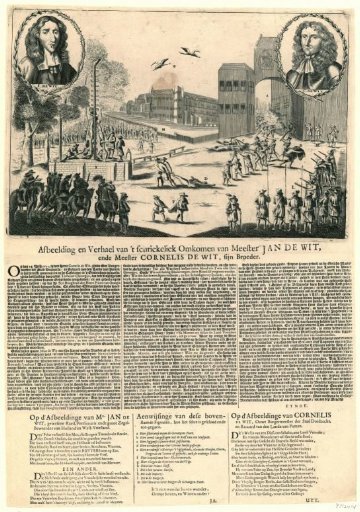 Death of the De Witt brothers and the mutilation of their bodies, 1672