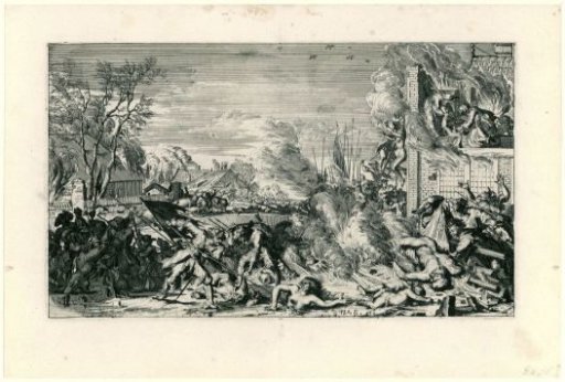 Atrocities in a Village in Winter, 1672