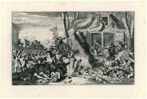 French Atrocities in a Village, 1672