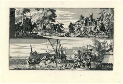 Two Depictions of French Atrocities, 1672