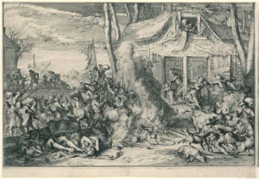 French Atrocities in a Village, 1672