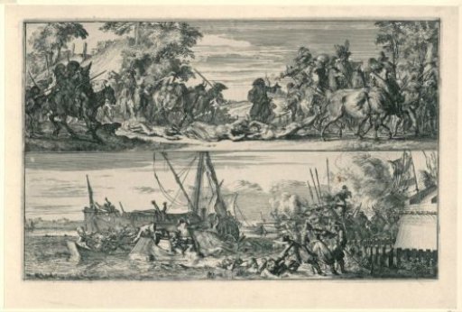 Two Depictions of French Atrocities, 1672