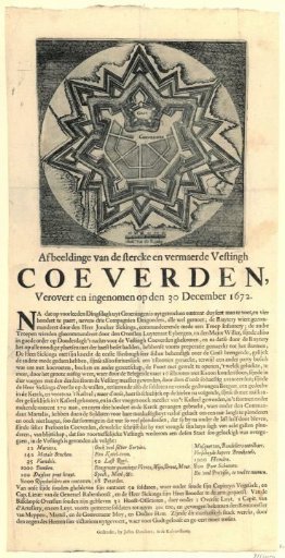 The fortress of Coevorden, 1672