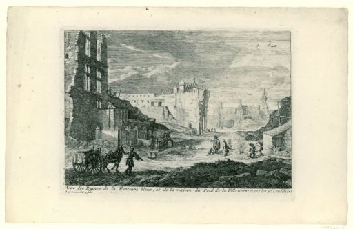 Ruins in Brussels, 1695