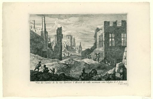 Ruins in Brussels, 1695