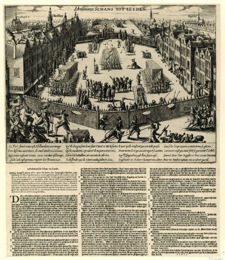 The Arminian entrenchment at Leiden, 1618