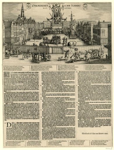 The Arminian entrenchment at Leiden, 1618