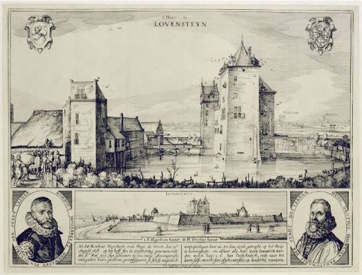 Loevestein Castle, Where Rombout Hogerbeets and Hugo de Groot Were Imprisoned, 1619