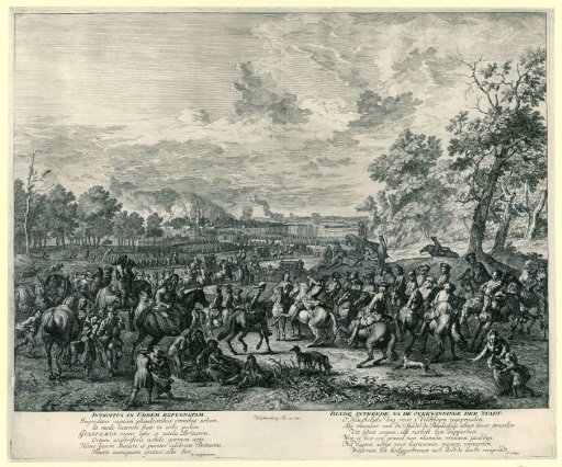 Entry into the captured Namur, 1695