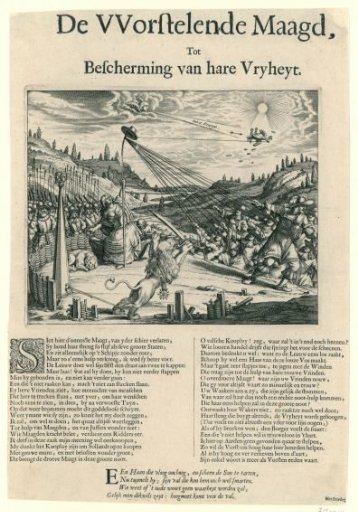 Allegory on the precarious position of the Netherlands at the beginning of the year 1672