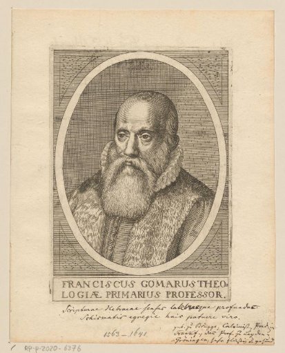 Portrait of Franciscus Gomarus