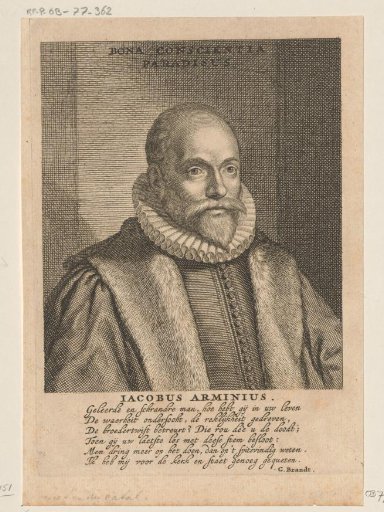 Portrait of Jacobus Arminius