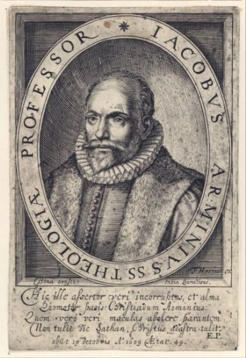 Portrait of Jacobus Arminius