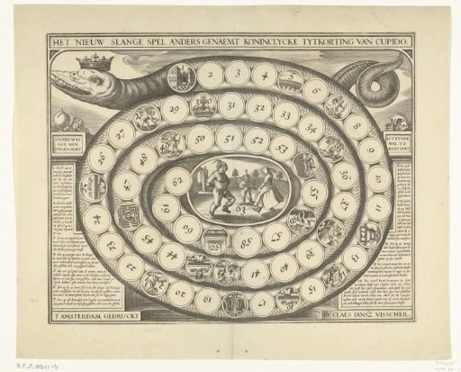 Snake game, ca. 1625