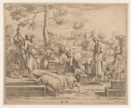 Jacob and Rachel at the well