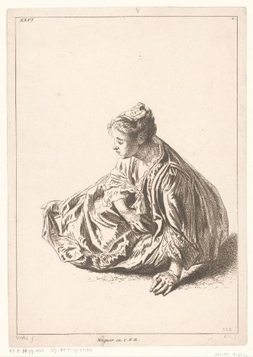 Seated woman