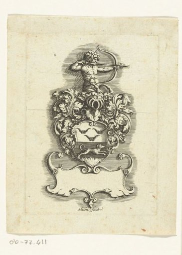 Coat of Arms with a Bow-Shooting Centaur