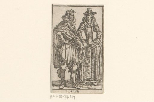 Man and Woman in English Fashion, c. 1610–1620