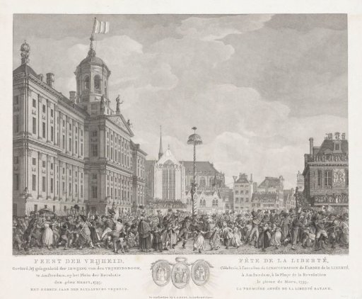 Festival of Freedom on the Dam in Amsterdam, March 4, 1795
