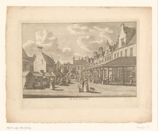 City View with the Waag in Sneek