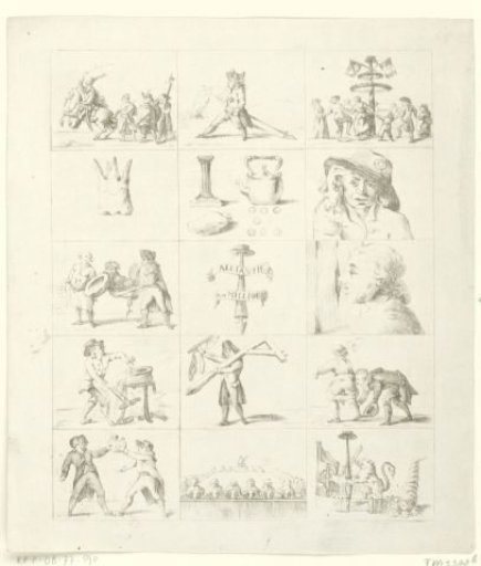 Satirical print on the Batavian Revolution, 1795