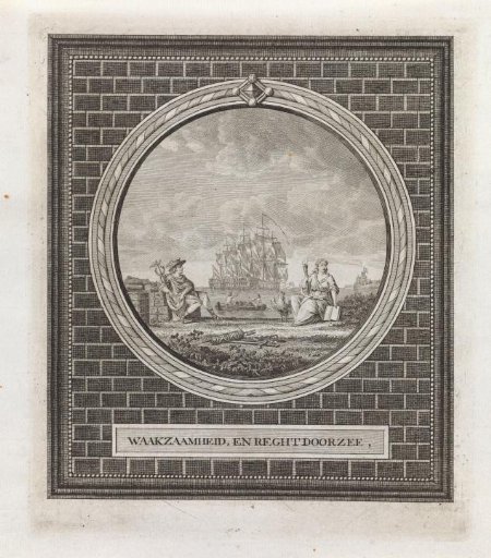 Allegory on Vigilance and Justice by Sea, 1795