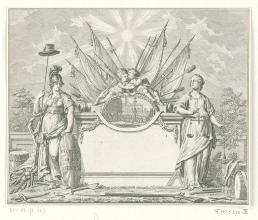 Wijkbriefje or Amsterdam Civic Guard, 1795