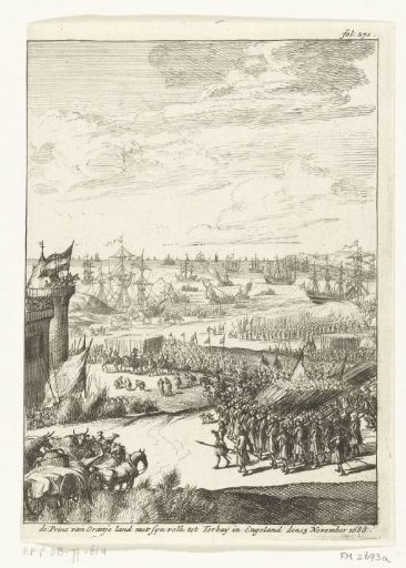 Arrival of William III in England, 1688