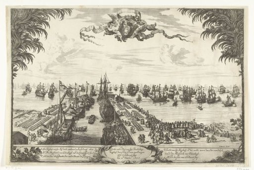 The Prince's Fleet in the Harbor of Hellevoetsluis, 1688