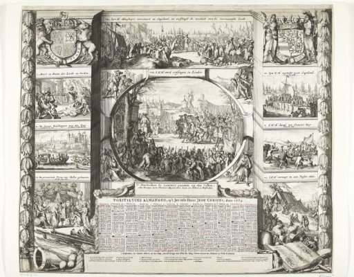 Allegory in Honor of William III Upon His Arrival in England, 1688
